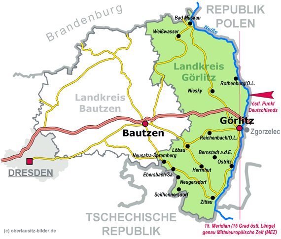 Landkreis Görlitz in der Oberlausitz